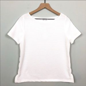 Rose & Olive | NWT White Ribbed Tee